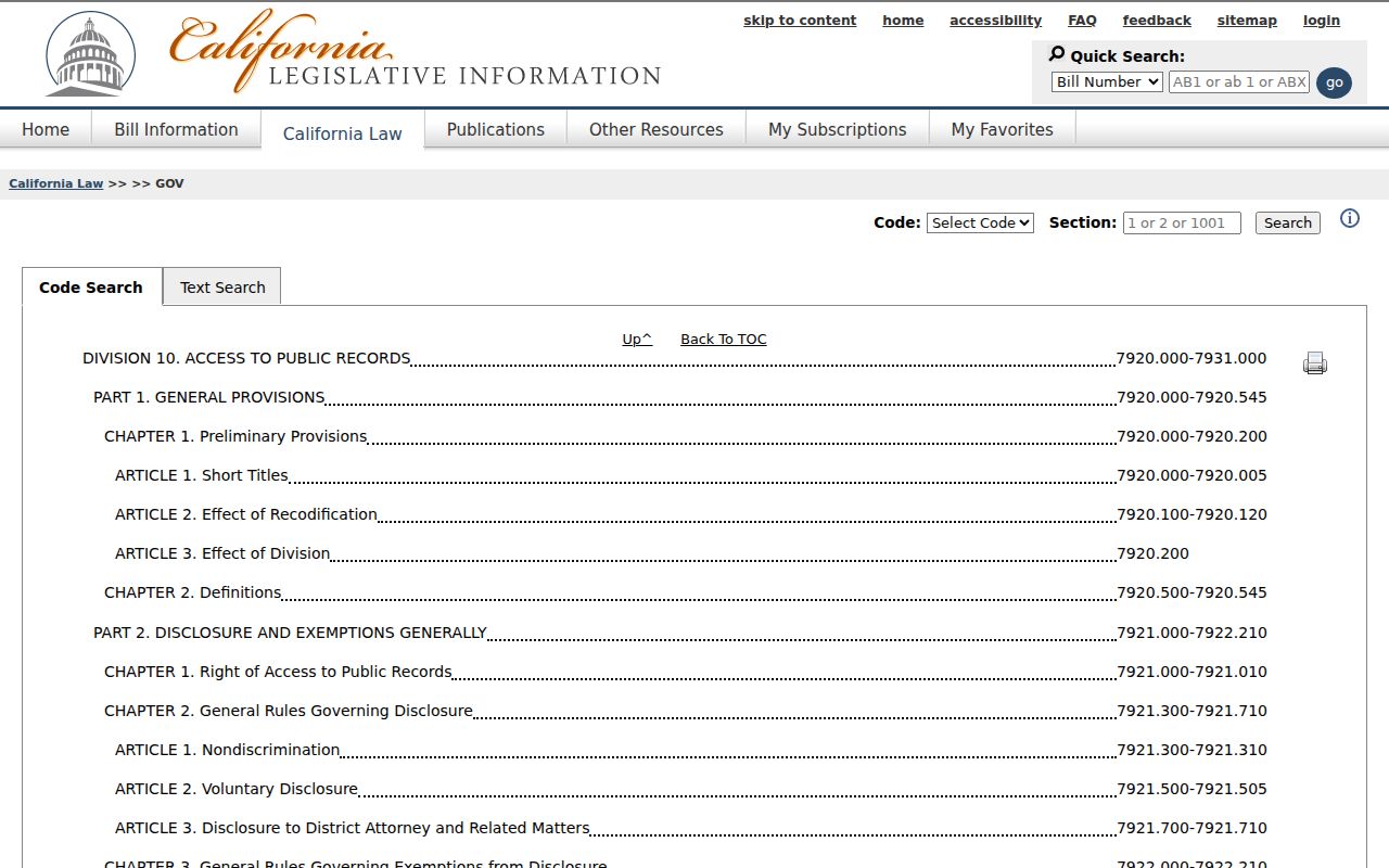 South Pasadena voter records California public records law